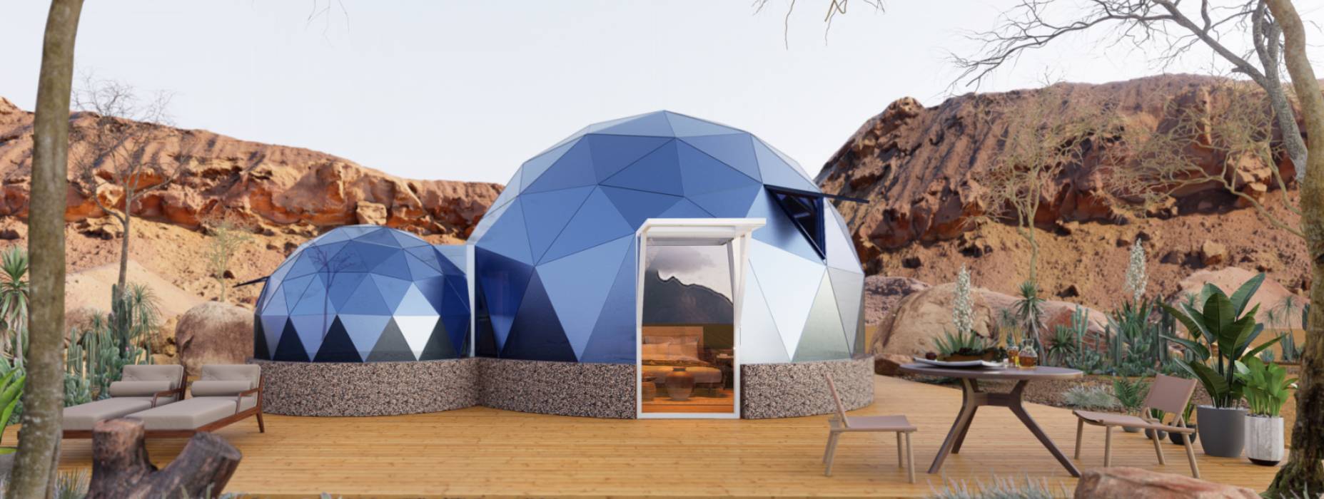 介休市球形智能光伏玻璃星空房